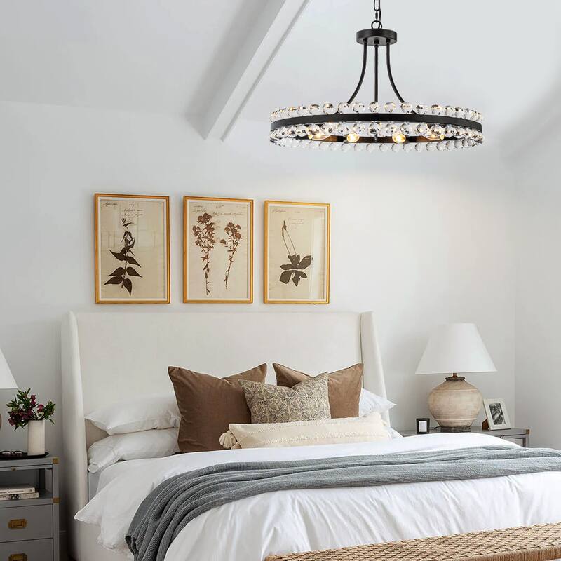 Starsky 4/9-Light Candle Style Wagon Wheel Chandelier