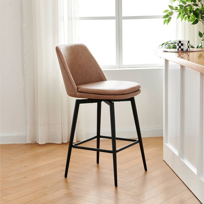 Ariel Counter Height Swivel Barstool Set