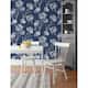 NextWall One O'Clocks Botanical Peel and Stick Removable Wallpaper