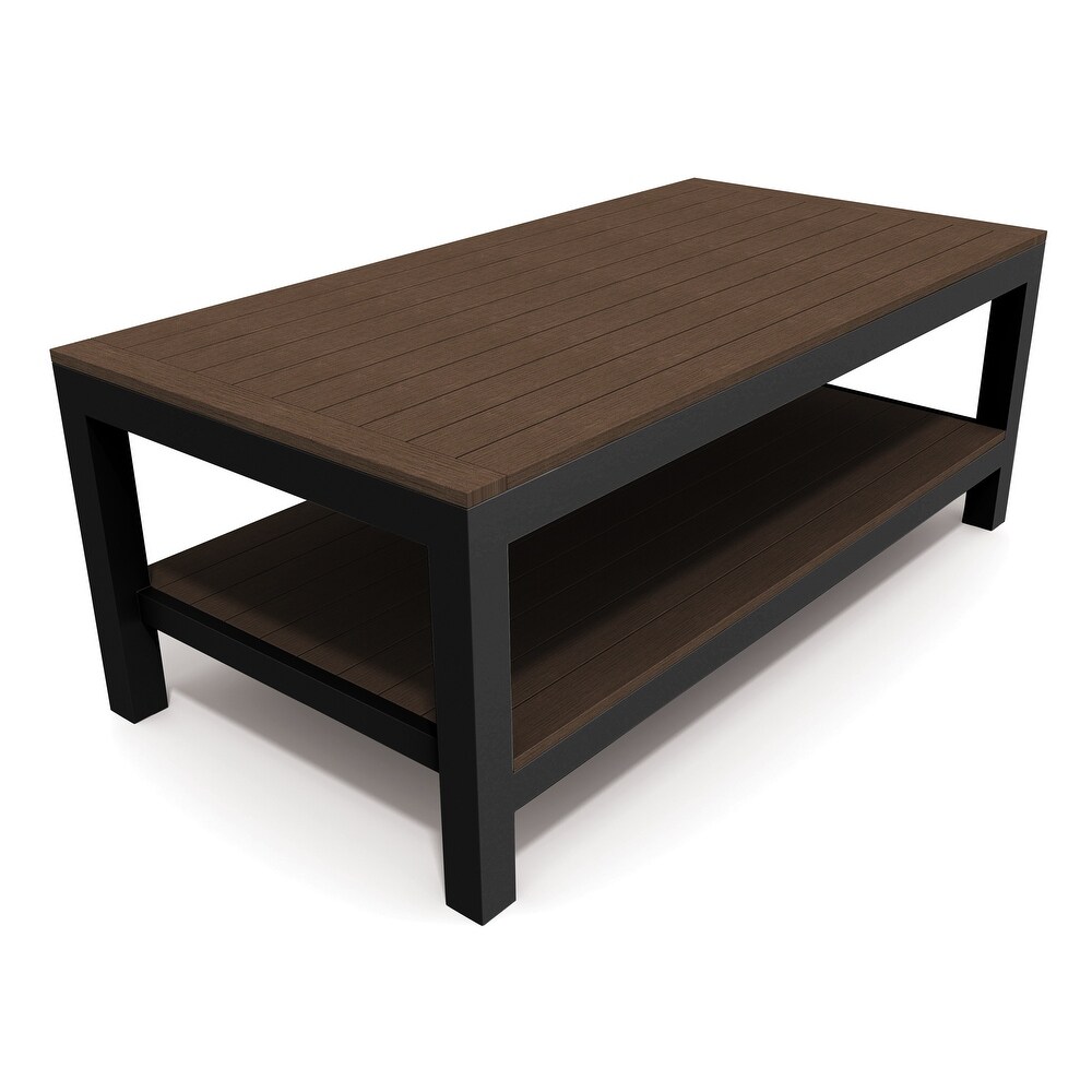 Winstonwinston Echo Cushion Espresso Wood Weave Textured Pewter Coffee Table Textured Pewter Dailymail