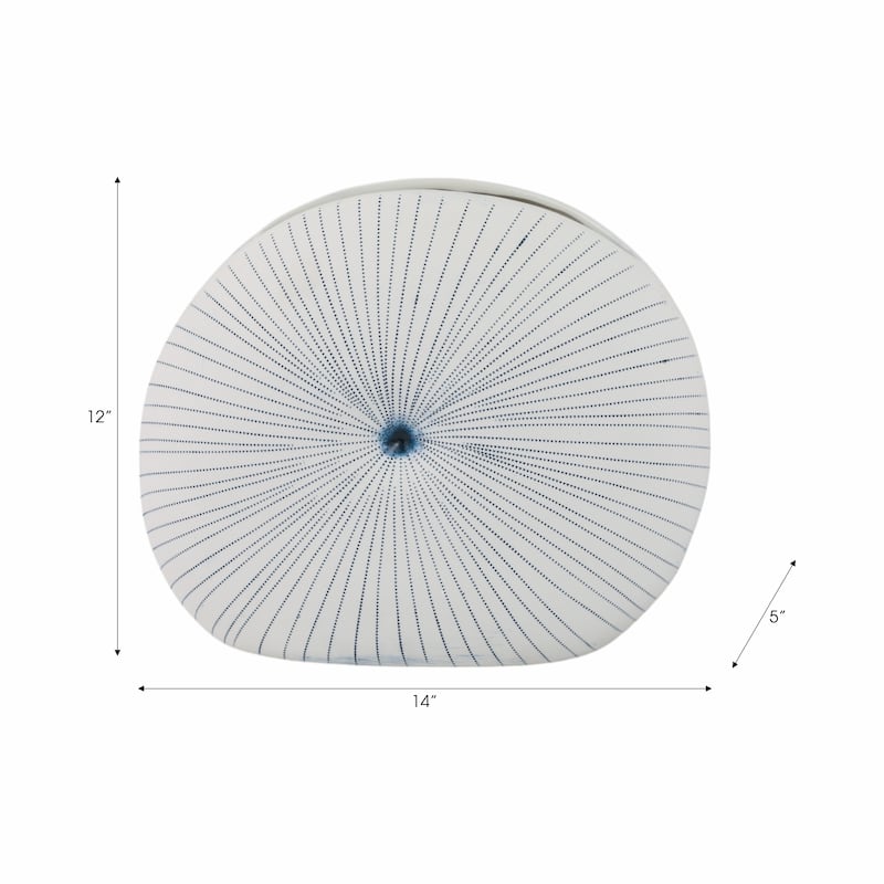 Ceramic Decorative Vase Modern Design Unique Dotted Circular Detailing