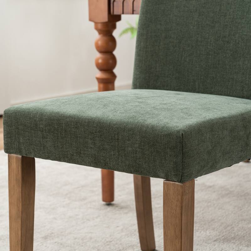 Upholstered Dining Chairs Set of 4, Armless Kitchen Chairs