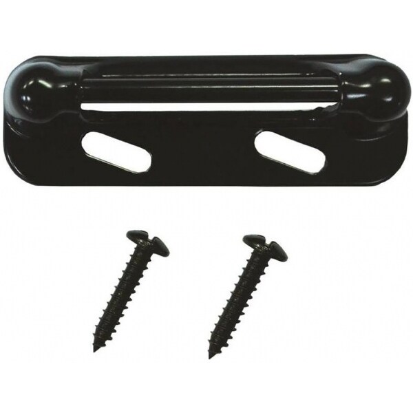 Shop Prosource 41005 U Ps Storm Screen Door Strike Plate Black