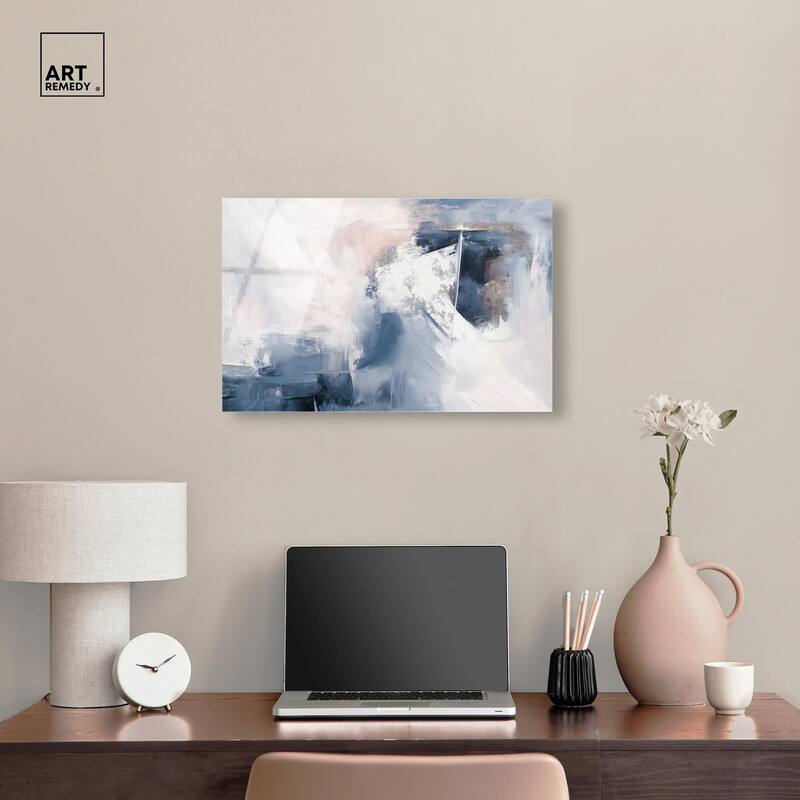 Blue Rapture II Acrylic by Art Remedy, Ready to Hang