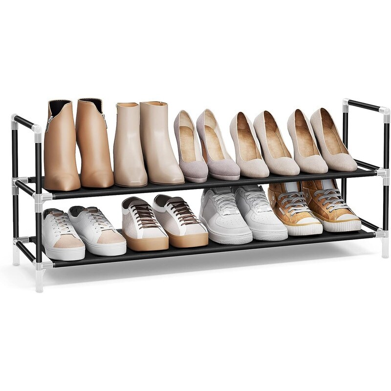 Shoe Rack Space Saving Tower Cabinet Organizer Hanging Closet Black Bed Bath Beyond 39595709