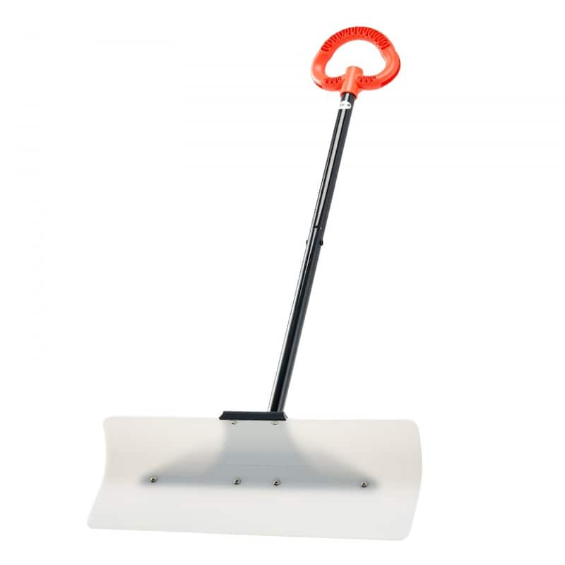 Plastic Snow Shovel with Widened Blade and Textured Anti-Slip Handle for Easy Snow Removal
