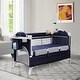 preview thumbnail 9 of 8, Travel Toddler Bed Bassinet Portable Upholstered Infant Cribs