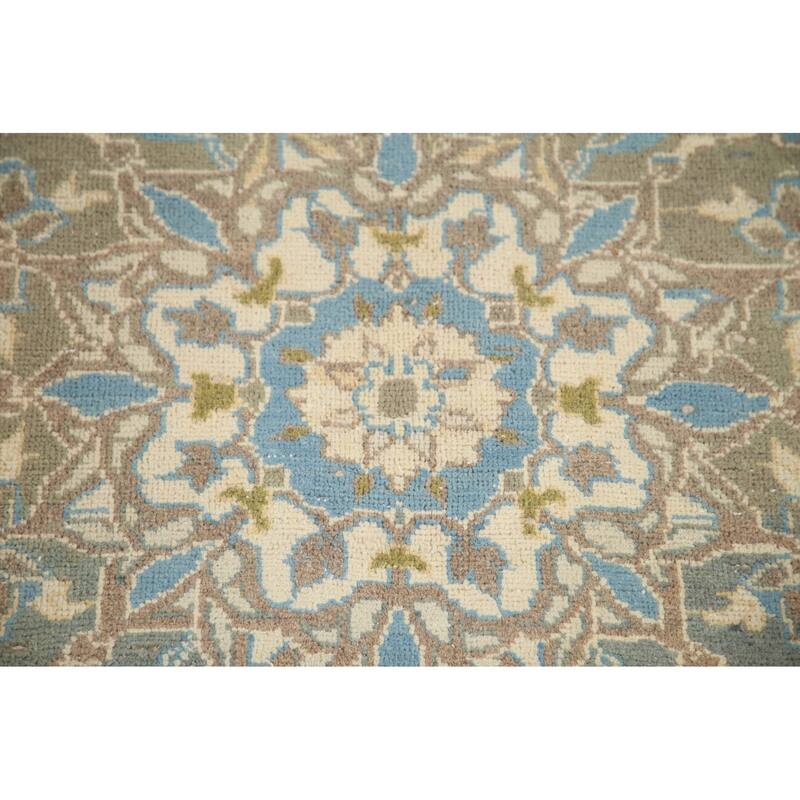 Hand Knotted Oriental 100% Wool Carpet Traditional Floral Oranges & Rust Najafabad Area Rug - 12' 3'' X 8' 1''