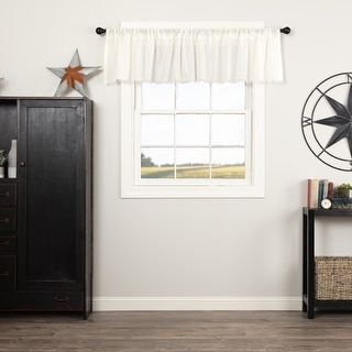 Tobacco Cloth Fringed Valance