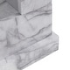 preview thumbnail 25 of 43, Dejon Contemporary White Stone Electric Fireplace