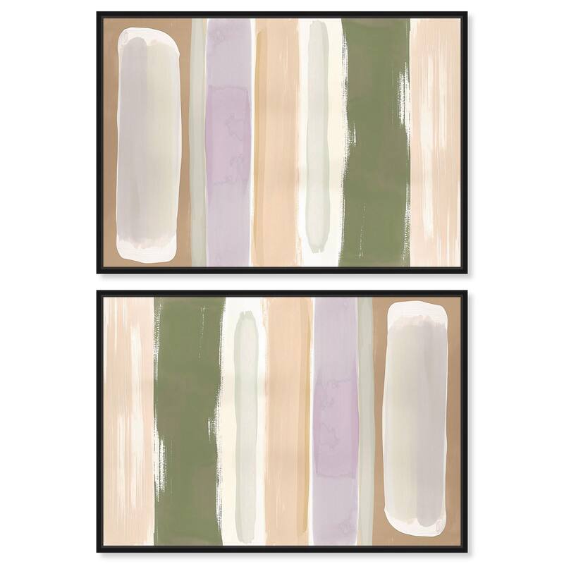 Sandstone Hush Canvas by Art Remedy - 24" x 36" - Silver