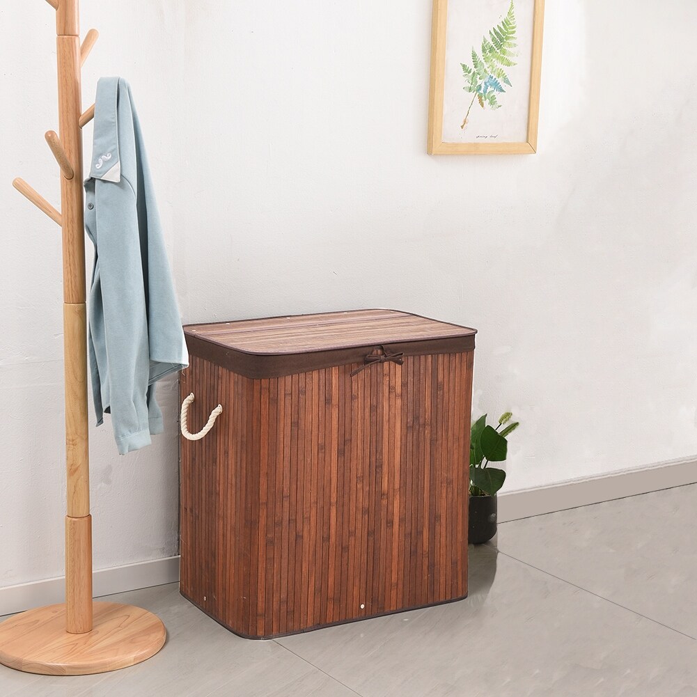 divided laundry hamper