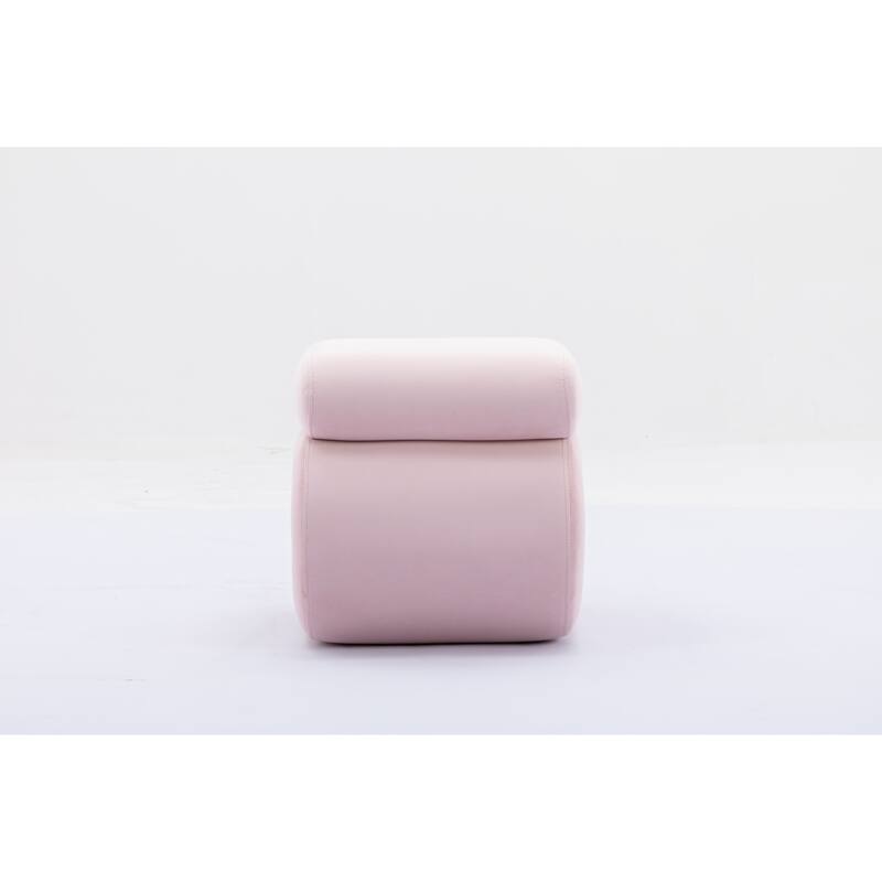 Modern S-shape Ottoman Makeup Stool Footstool for Living Room,Bedroom