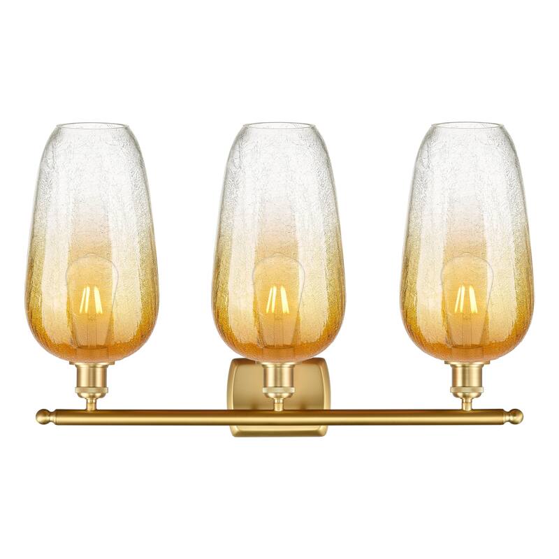 Innovations Lighting Endless Possibilities Ballston - Brookhaven Flute - 3 Light 27" Bath Vanity Light