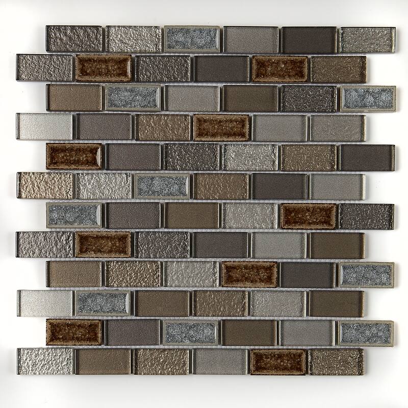 Daltile Crystal Shores 2'' x 1'' Brick-Joint Mosaic Tile (10 PCS Per Carton) (9.70 SQFT Per Carton)