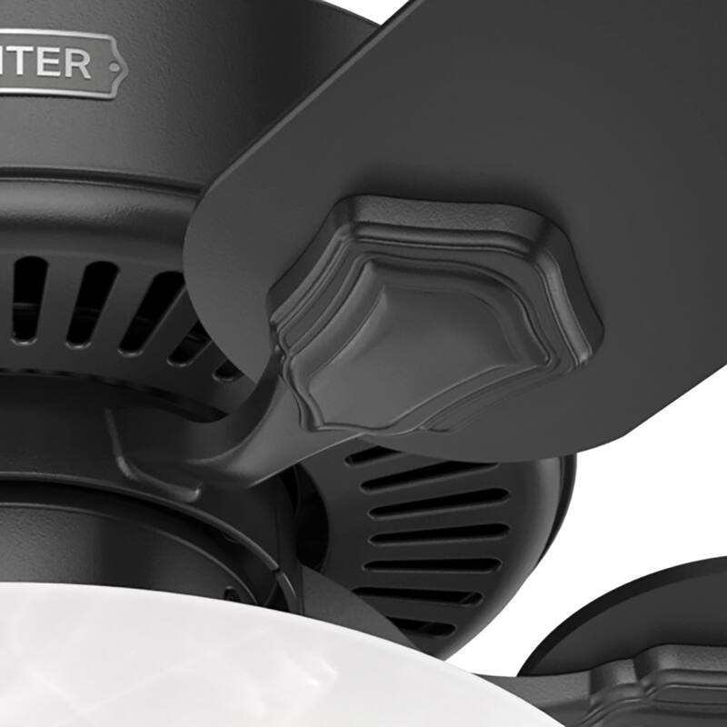 Hunter 44" Swanson Ceiling Fan with LED Light Kit & Pull Chain - Casual Traditional - 4 Speed DC Motor - ENERGY STAR!