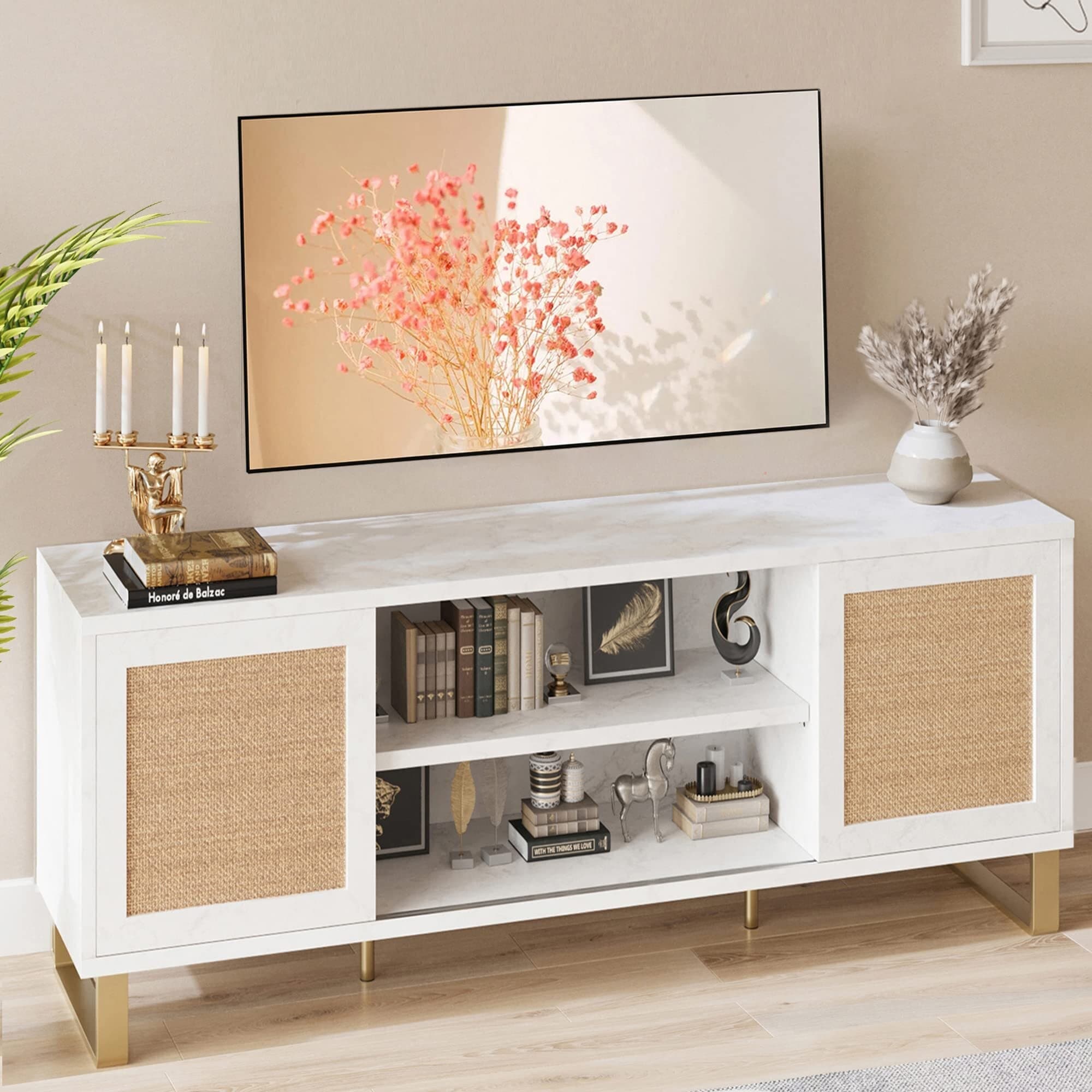 Overstock 65 deals inch tv stand