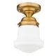 preview thumbnail 10 of 8, Z-Lite 735F1 Vaughn 6" Wide Flush Mount Ceiling Fixture
