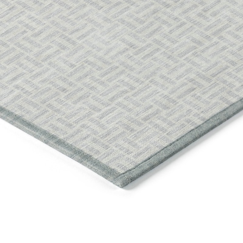 Machine Washable Indoor/ Outdoor Chantille Contemporary Casual Rug