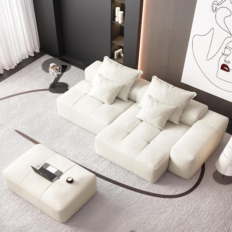 Comfortable Oversized Sectional Sofa with Multiple Functions and Stylish Design