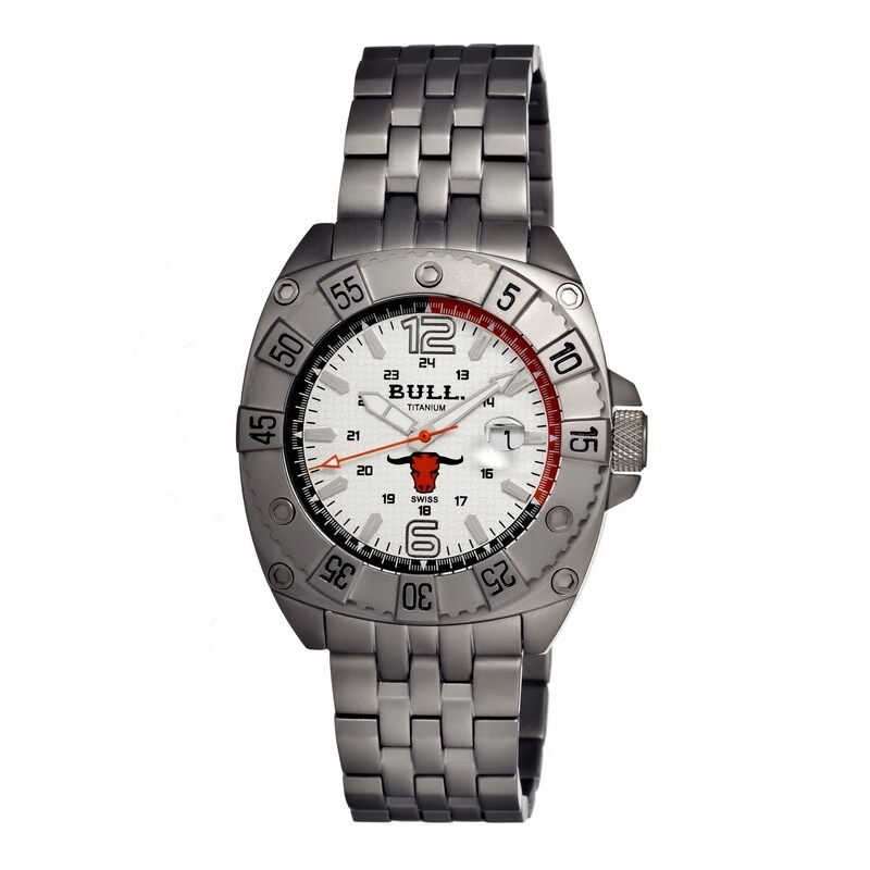 Shop Bull Titanium Robust Men S Quartz Watch Titanium Band