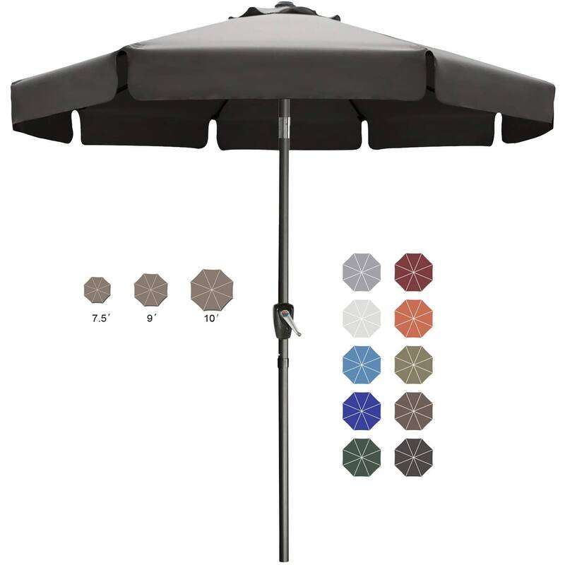 ABCCANOPY 7.5FT Outdoor Patio Table Market Umbrella for Garden