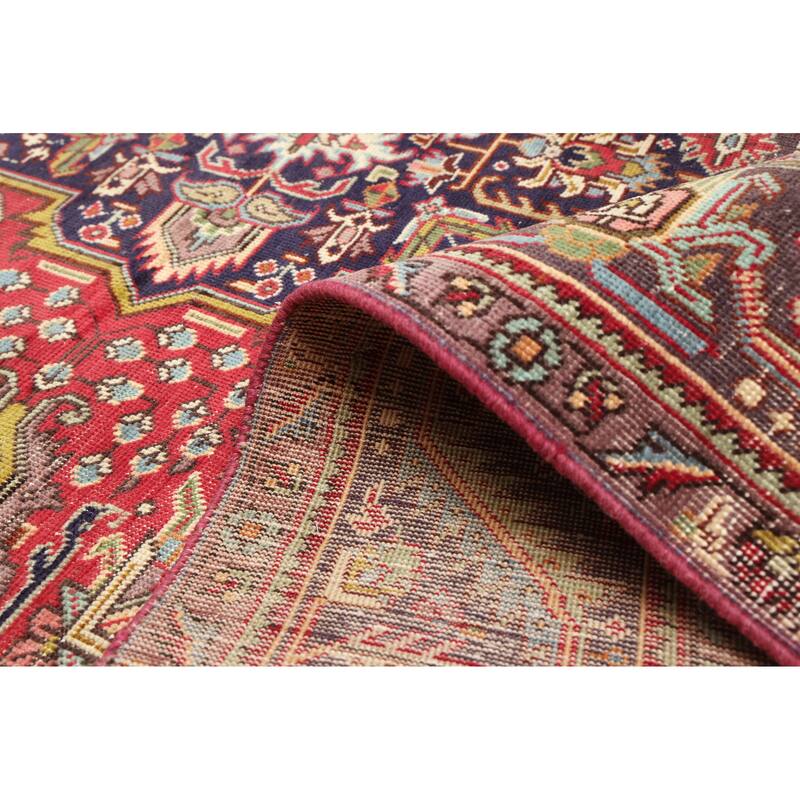 ECARPETGALLERY Hand-knotted Antalya Vintage Red Wool Rug - 6'10 x 9'9