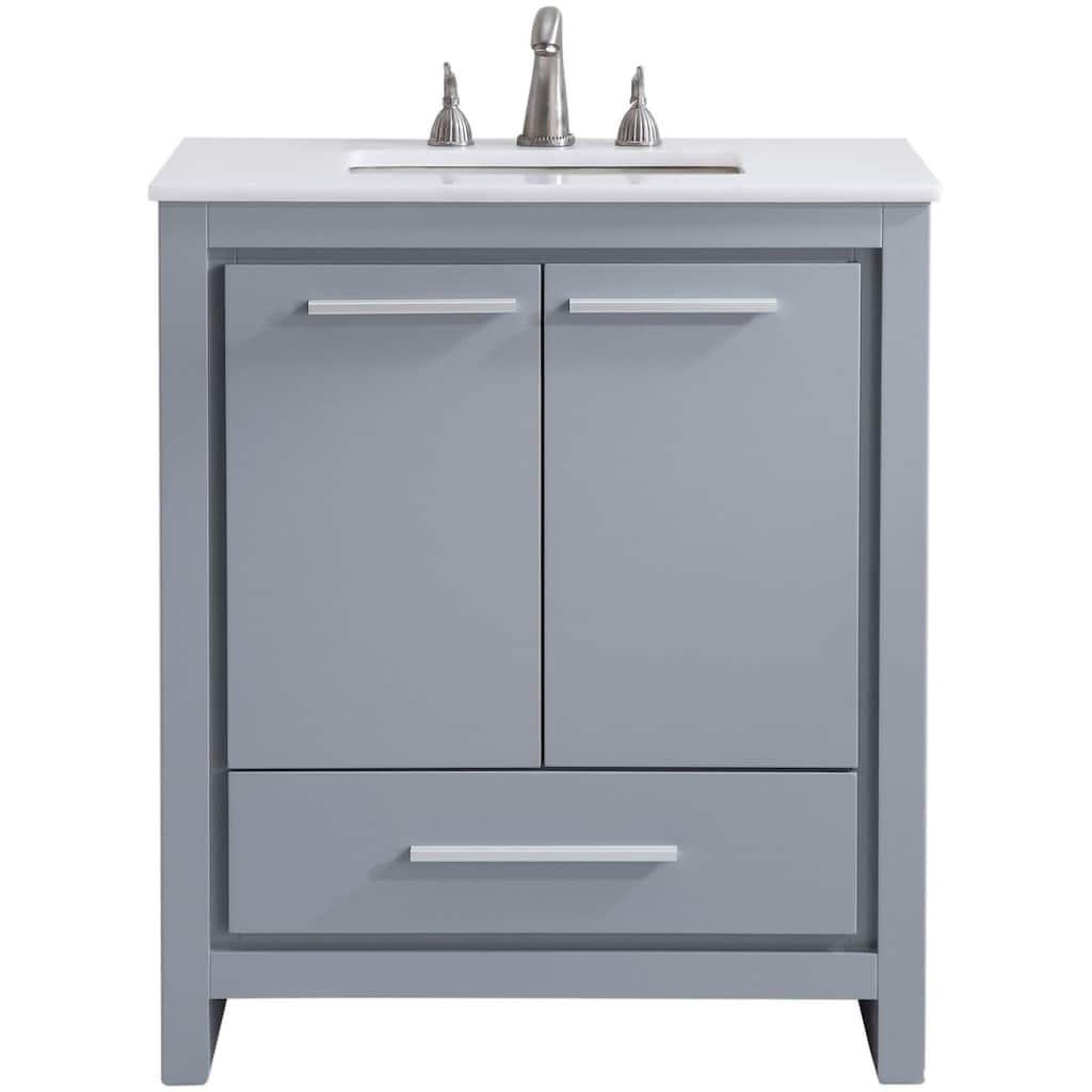 Elegant Lighting VF-1028-VW Filipo 30" Free Standing Single Basin