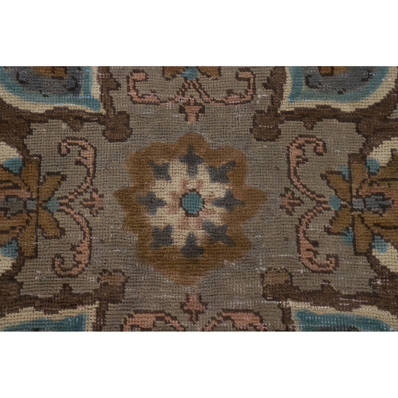 Over-Dyed Tabriz Persian Vintage Rug Handmade Wool Carpet - 7'11"x 11'6"