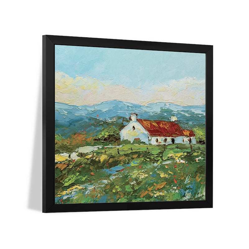 Irish Cottage Premium Framed Poster by Alexandra Jagoda