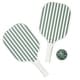 preview thumbnail 1 of 3, Sunnylife: Pickleball Set W/ 2 Carbon Fiber Bats & Ball, The Vacay Olive