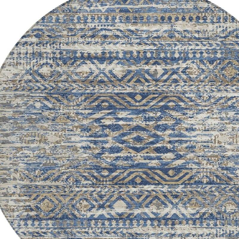 HomeRoots Moroccan Transitional Rectangle Outdoor Rug