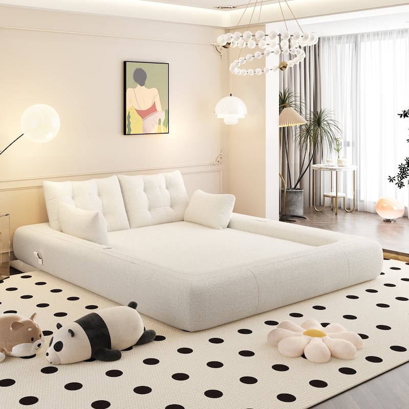 78.7" Multi-Functional Foldable Sofa Bed