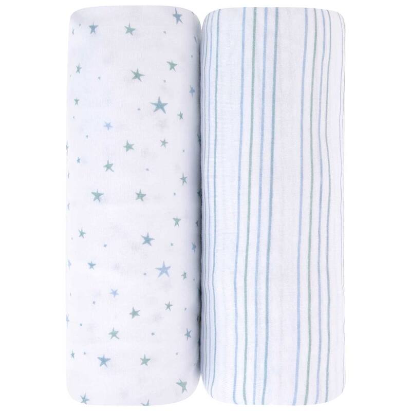 Ely's & Co. Baby Fitted Crib Sheet Set - 2 Pack - 28" x 52"