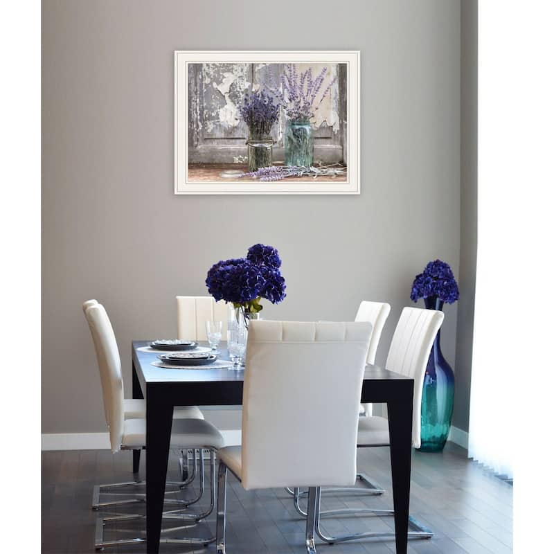 TrendyDecor4U Contemporary "Abundance of Beauty" Framed Print Wall Art by Lori Deiter