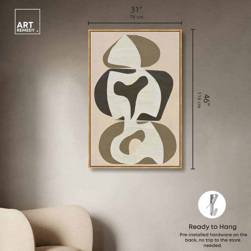 Shapes of Sage II Canvas by Art Remedy
