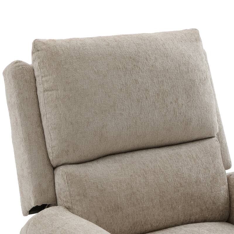 Manual Recliner Massage Recliner Chair Nursery Recliner Chair Swivel Rocker Recliner Sofa with a Side Storage Pocket