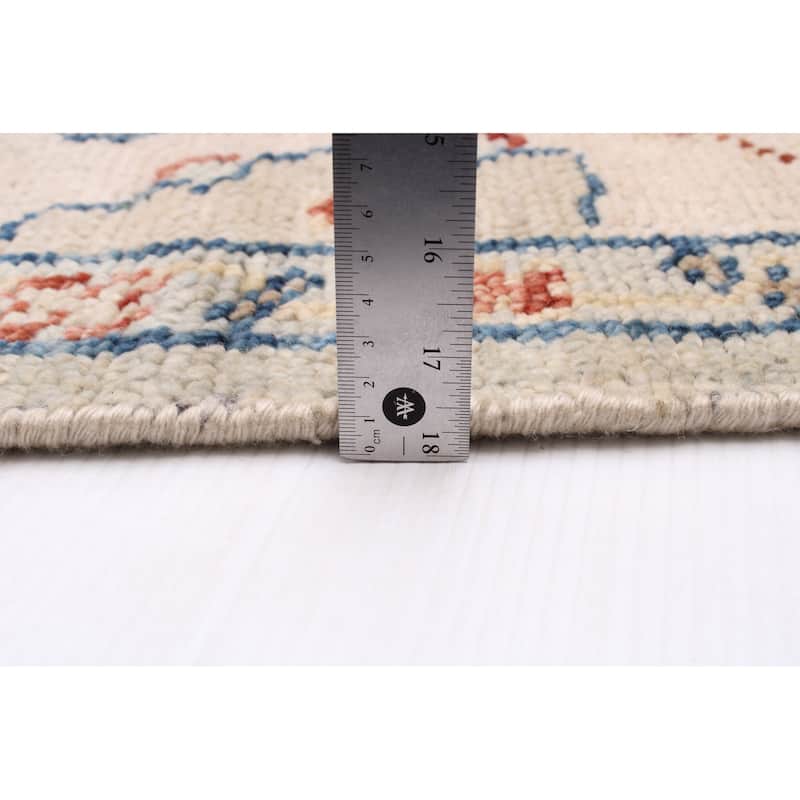 ECARPETGALLERY Hand-knotted Jules Serapi Light Grey Wool Rug - 8'0 x 9'11