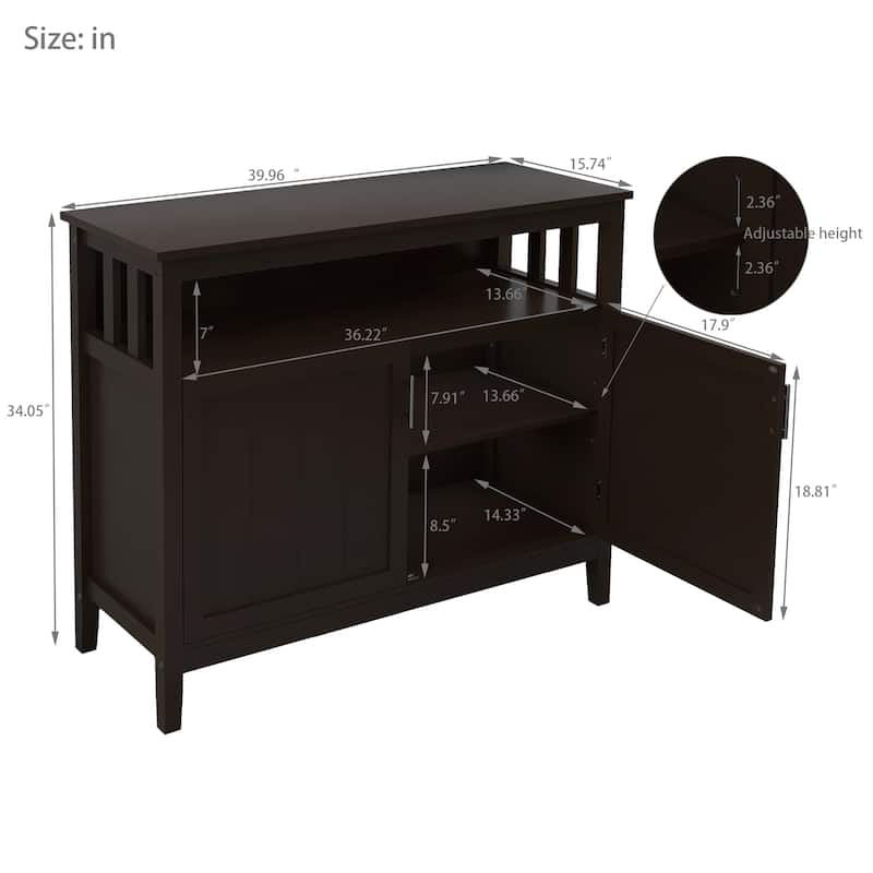 Kitchen storage sideboard and buffet