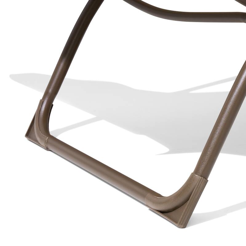 Crestlive Products Outdoor Aluminum Chaise Lounge Chair with Adjustable Backrest