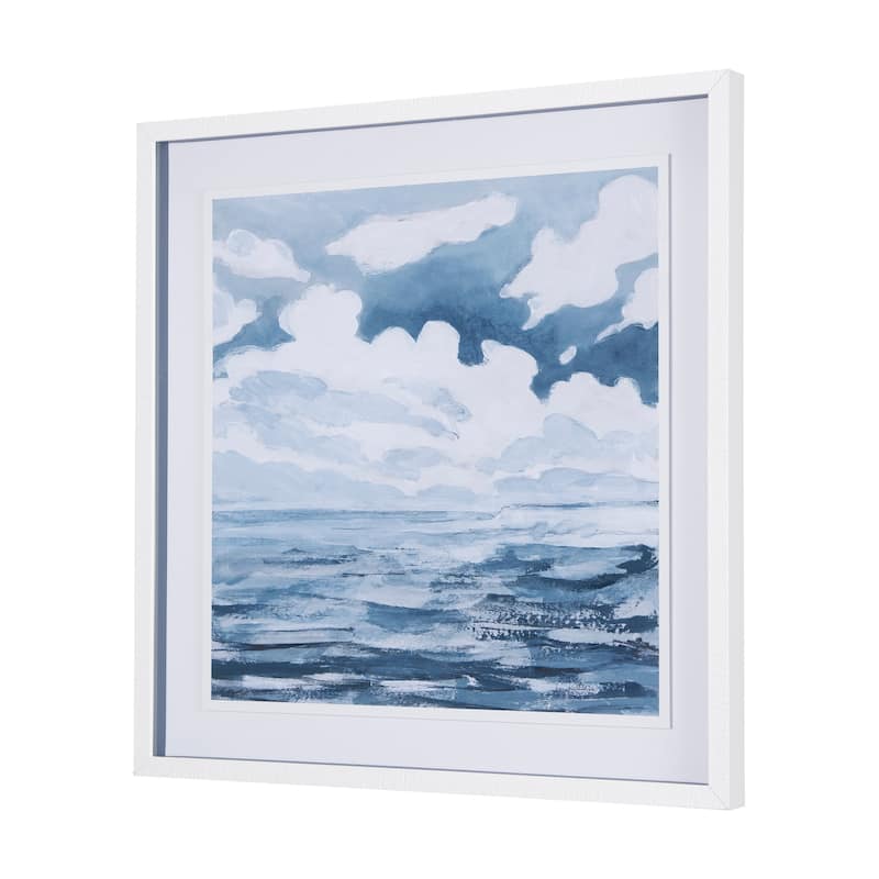 Clouds and Sea I Framed Art Print