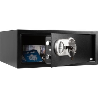 Safe Box - Digital Security Box with Keypad and 2 Manual Override Keys ...