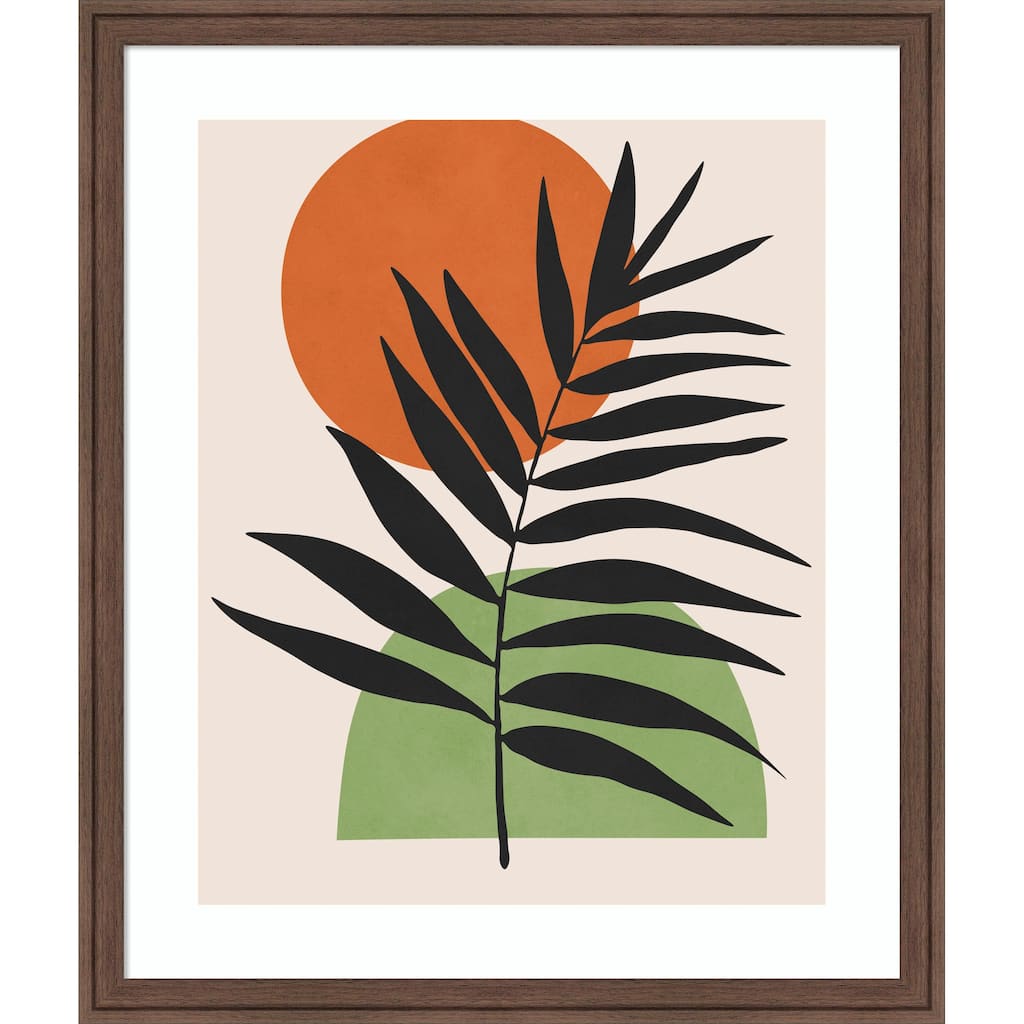 Watercolor Floral No. 6 by Vitor Costa Wood Framed Wall Art Print