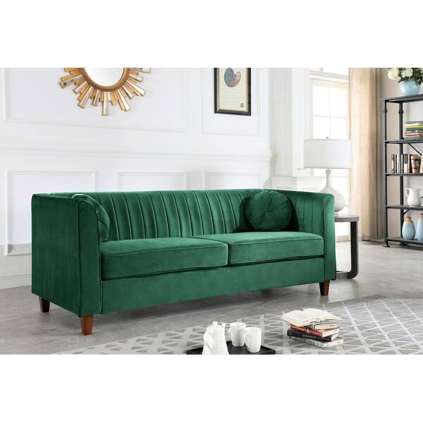 Arvilla Velvet Kitts Classic Chesterfield Sofa On Sale Overstock 29820704 Chesterfield sofa velvet couch polstercouch upholstered sofa vintage bench. usd