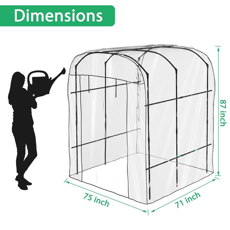 DoCred Garden Trellis for Climbing Plants, Outdoor Metal Trellis