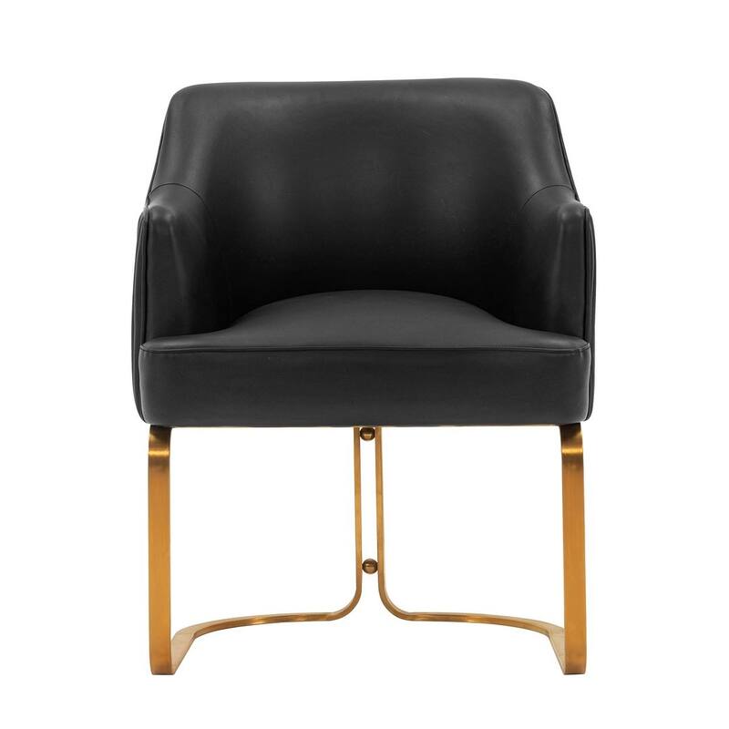 Manhattan Comfort Modern Edra Leatherette Dining Armchair
