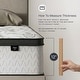 preview thumbnail 9 of 7, Signature Design by Ashley Millennium Luxury Plush Gel Latex Hybrid White Mattress