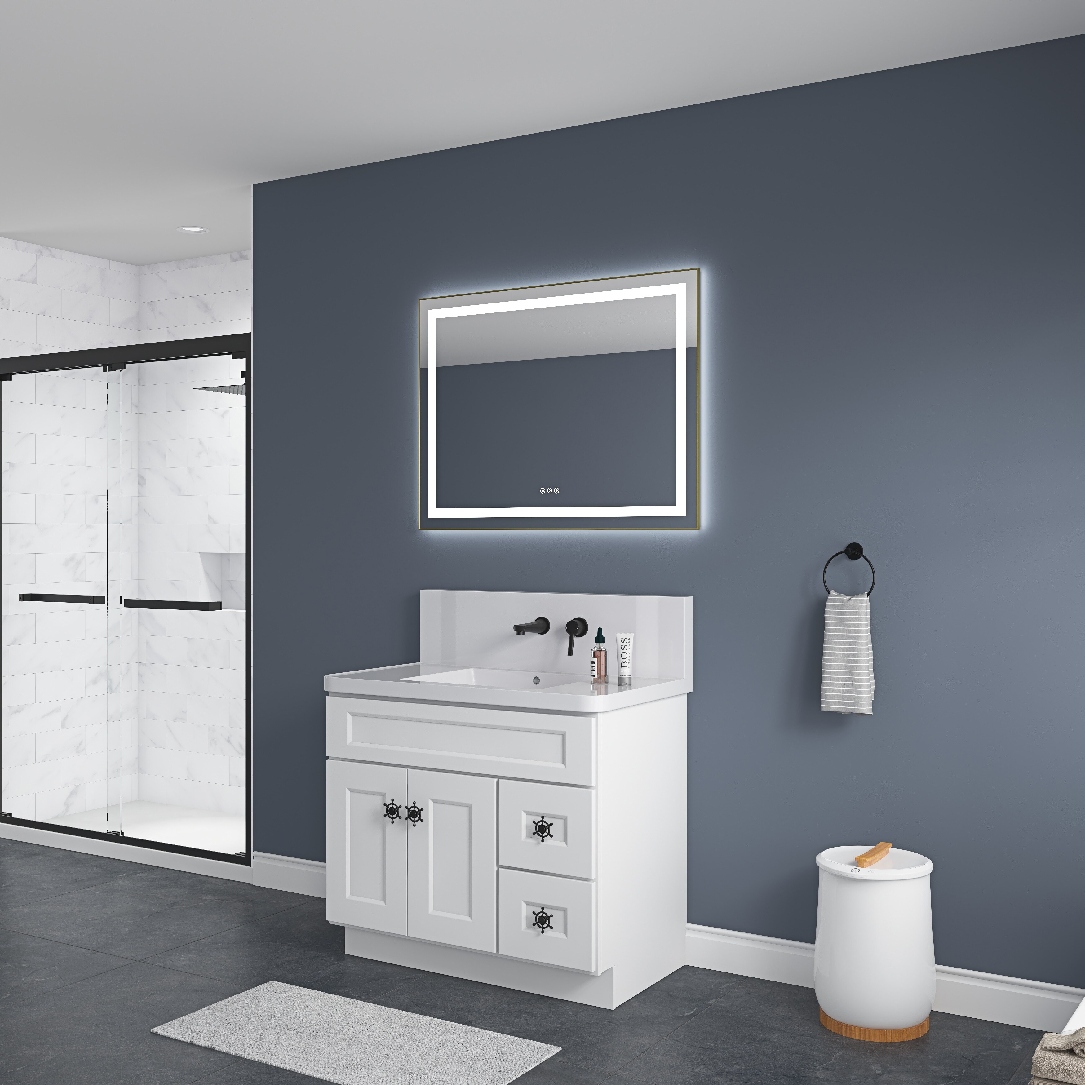 White Yellow Wall Mirrors Bed Bath & Beyond