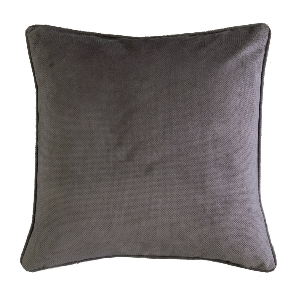 Sia Velvet 20" Square Decorative Throw Pillow 2PK