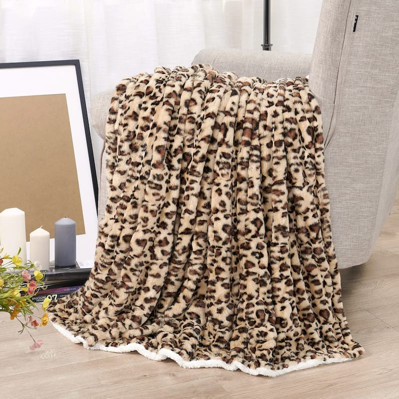 Decorative Soft FauxFur Shar Pei Throw
